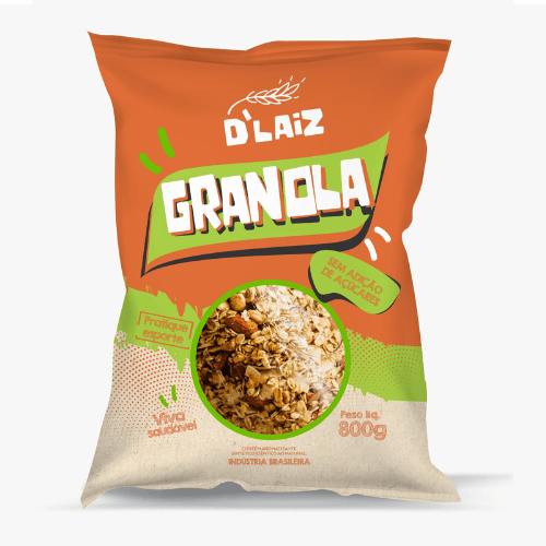 Granola Sem Açúcar D’Laiz – 800g